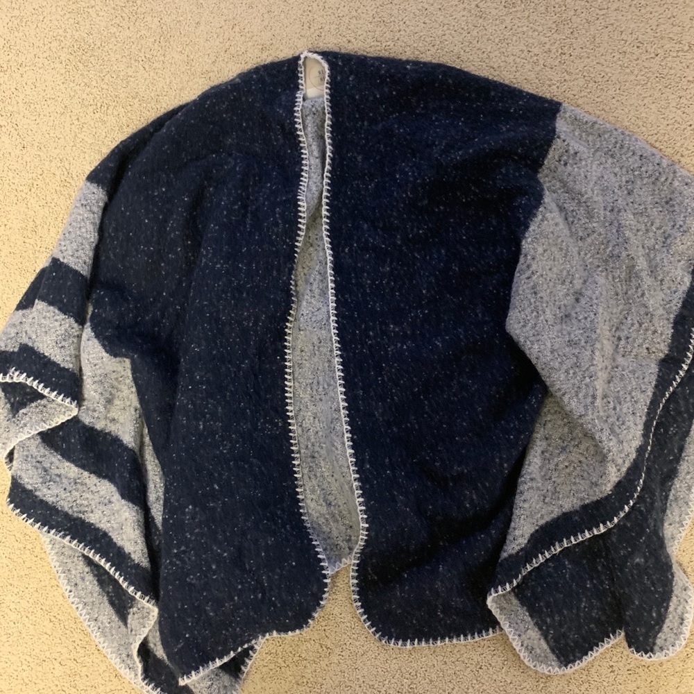 Oversized Anthropologie sweater wrap